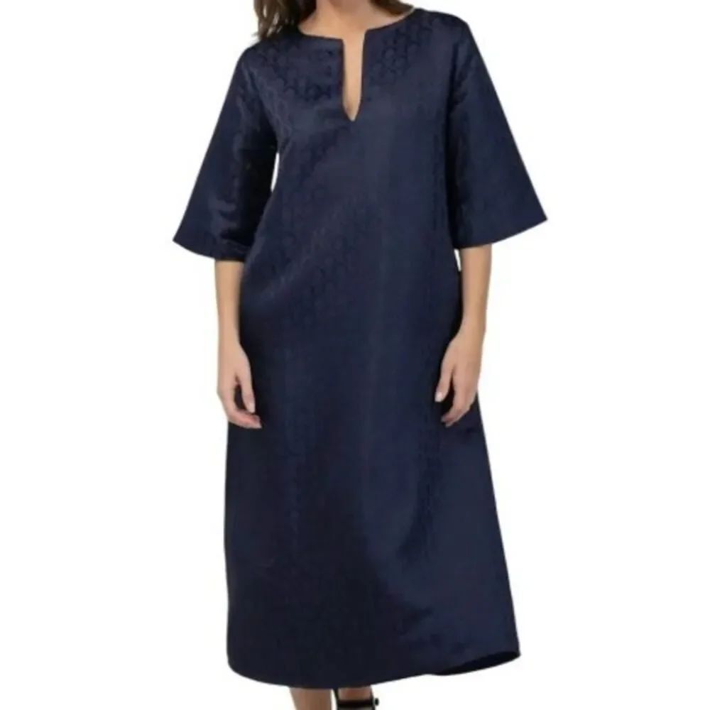 NWOT Beau & Ro Navy Cornelia Midi Dress Women’s Sz. XS
